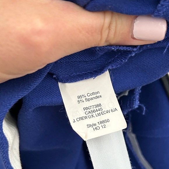 J. Crew Minnie blue ankle slim dress pants 2 - Picture 4 of 5